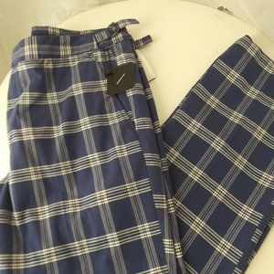 Maide Bonobos NWT plaid men's pants size 33/32 straight leg